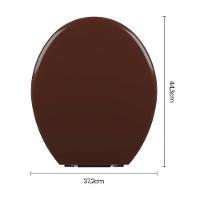 Assento Sanitário Plástico Astra Tpk-as Almofadado Marrom - 6