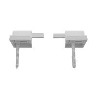 Conjunto De Fixação Para Assento Sanitário Com Fechamento Suave Astra Sc-kit Branco - 2