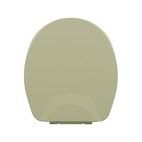 Assento Sanitário Plástico Astra Tas-k Almofadado Bege