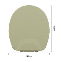 Assento Sanitário Plástico Astra Tas-k Almofadado Bege - 6