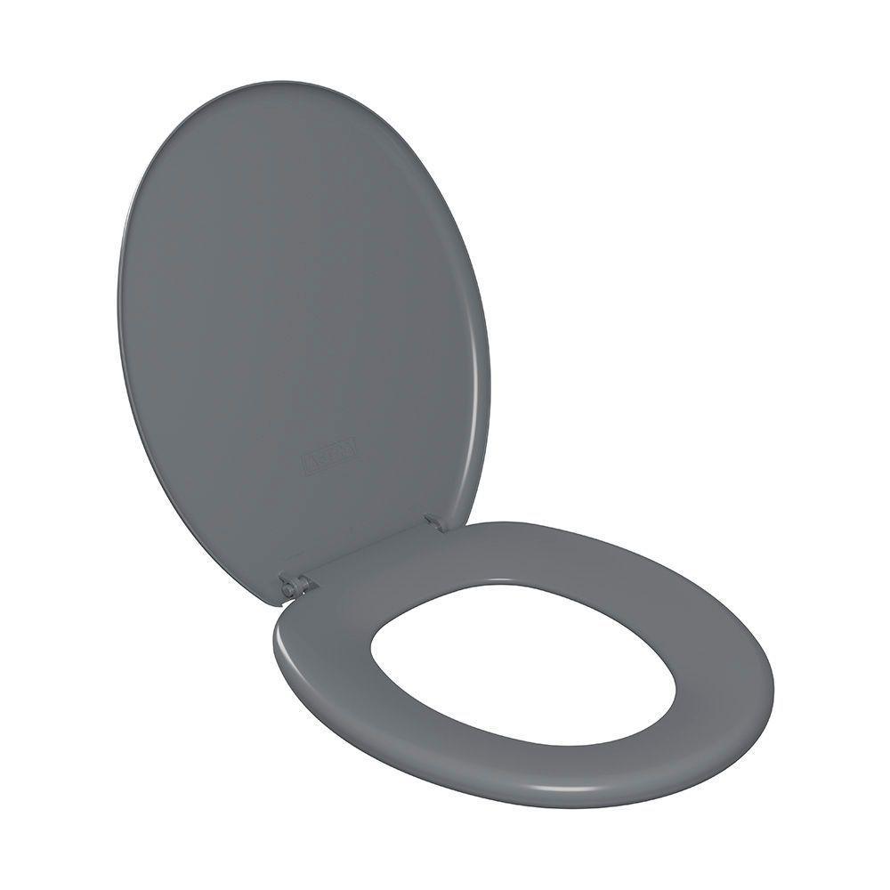 Assento Sanitário Plástico Astra Tpj-as Anatômico Cinza - 2