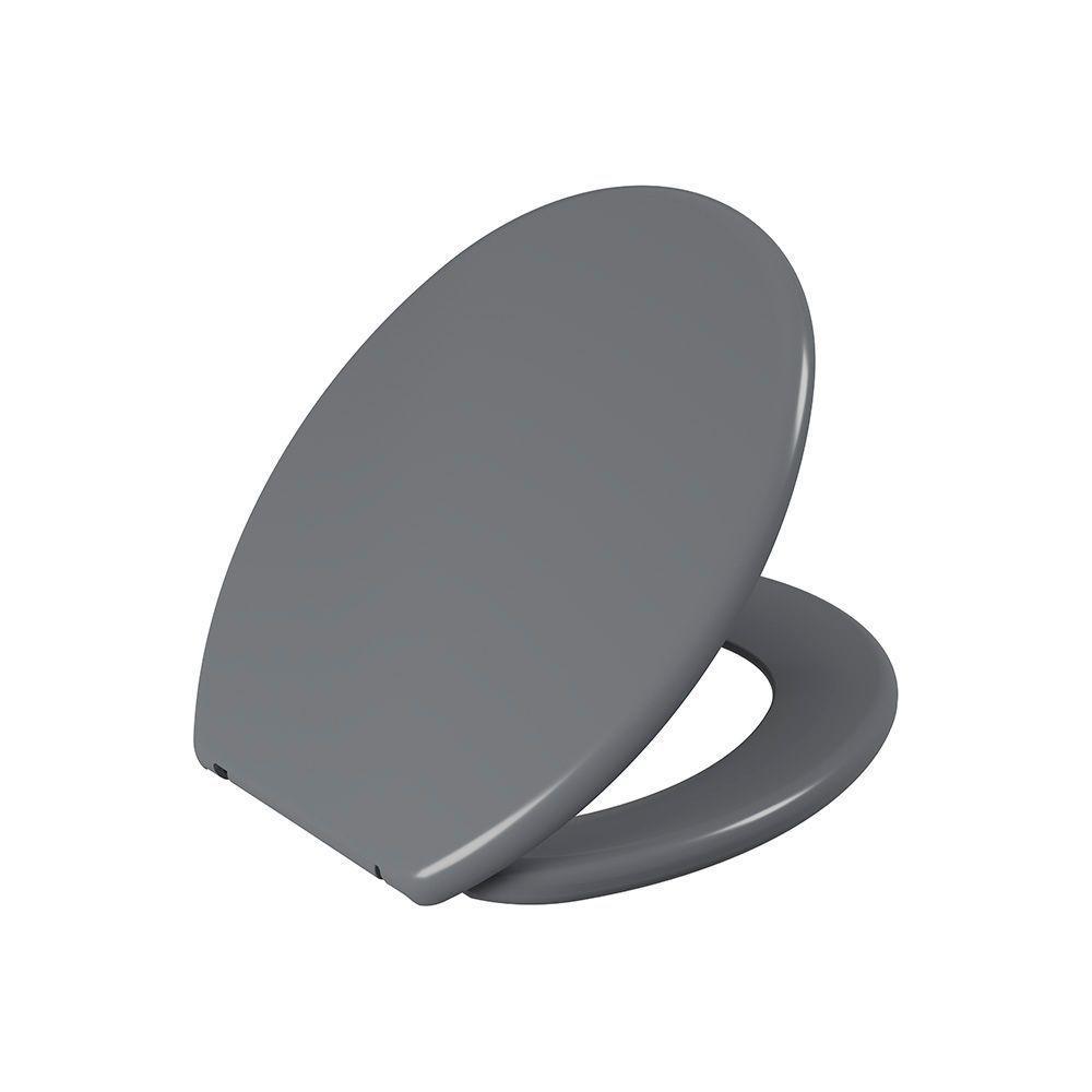 Assento Sanitário Plástico Astra Tpj-as Anatômico Cinza - 3