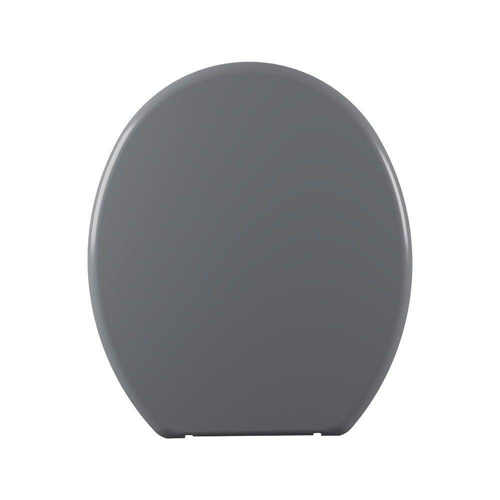 Assento Sanitário Plástico Astra Tpj-as Anatômico Cinza - 4