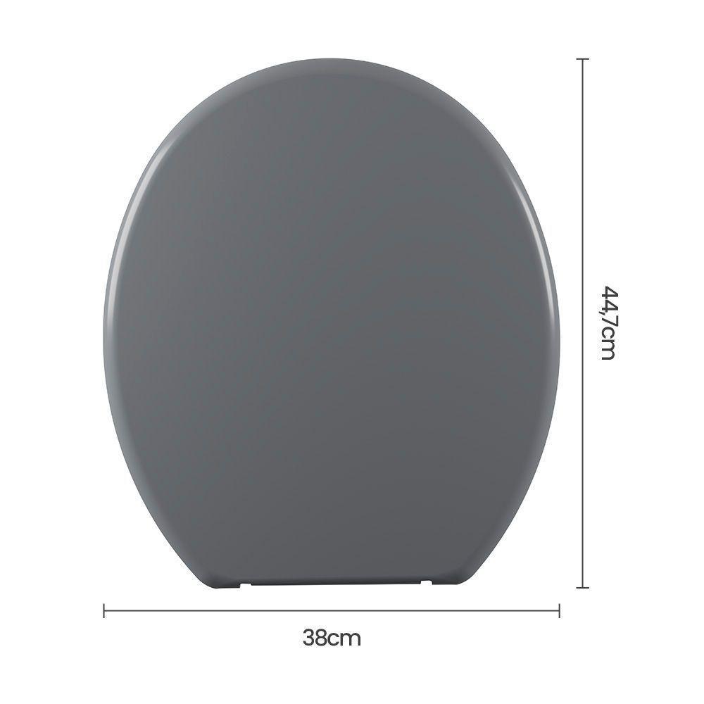 Assento Sanitário Plástico Astra Tpj-as Anatômico Cinza - 6