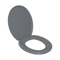 Assento Sanitário Plástico Astra Tpj-as Anatômico Cinza - 2