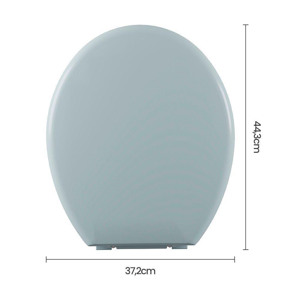 Assento Sanitário Plástico Astra Tpk-as Almofadado Azul - 6