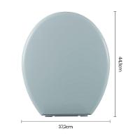 Assento Sanitário Plástico Astra Tpk-as Almofadado Azul - 6