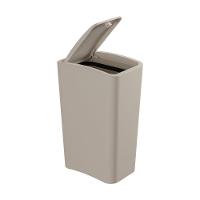 Lixeira Astra Ltc2 Com Tampa Click 8l Retangular Argila - 3