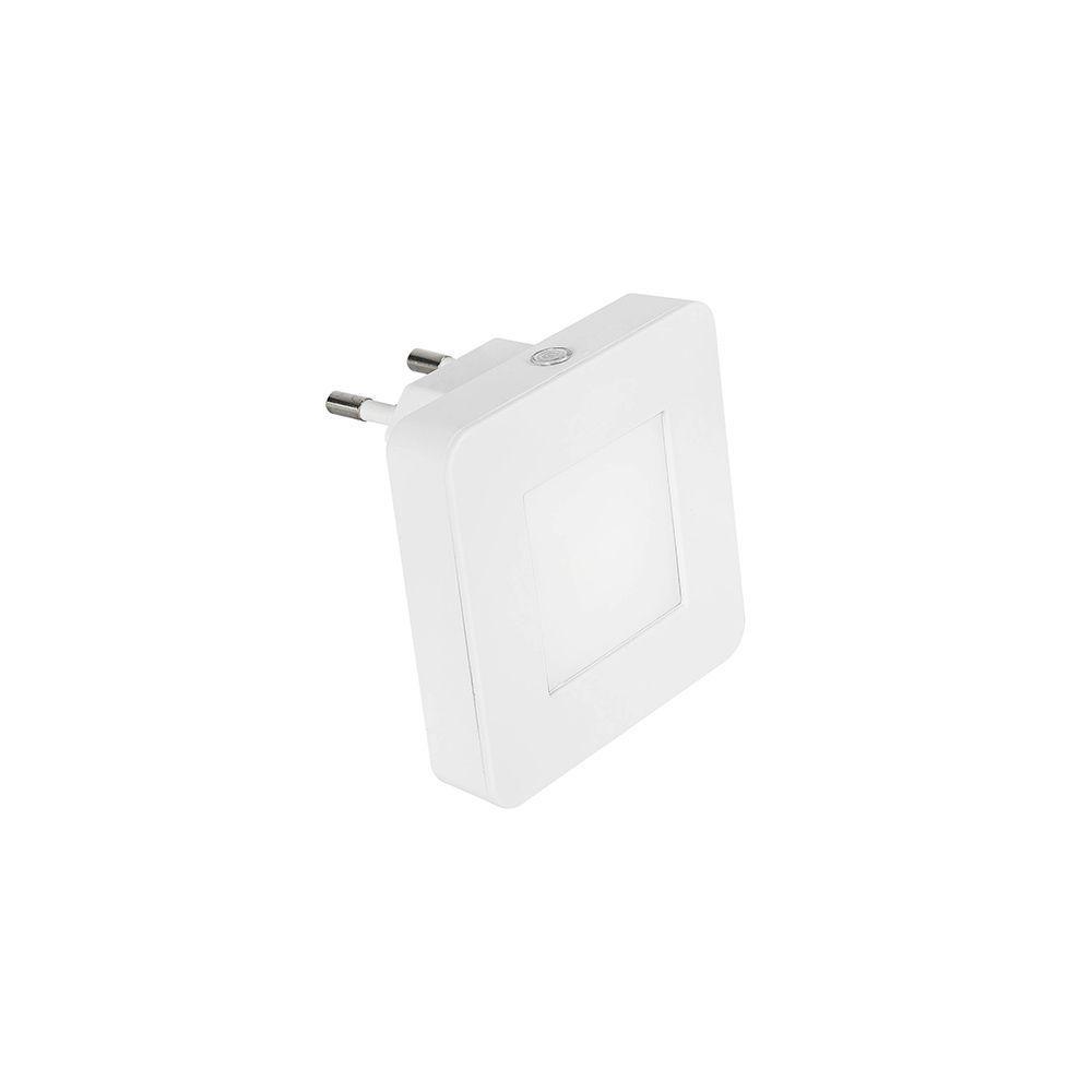 Luz Noturna Blumenau Led Quadrada Lisa Bivolt Branco - 1