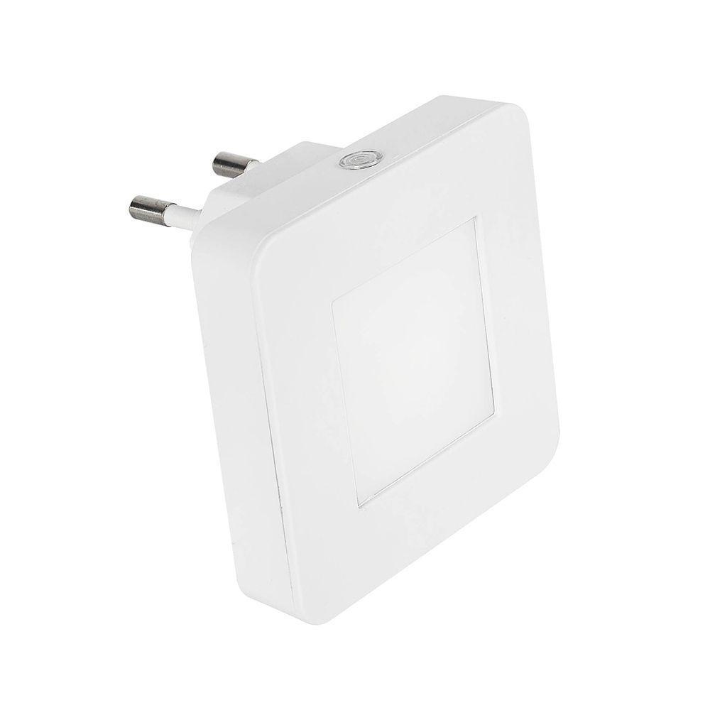 Luz Noturna Blumenau Led Quadrada Lisa Bivolt Branco - 2