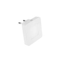 Luz Noturna Blumenau Led Quadrada Lisa Bivolt Branco - 1