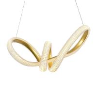 Lustre Pendente Skylight Strip 3317 Dourado Led Bivolt Dourado - 1