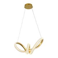 Lustre Pendente Skylight Strip 3317 Dourado Led Bivolt Dourado - 3