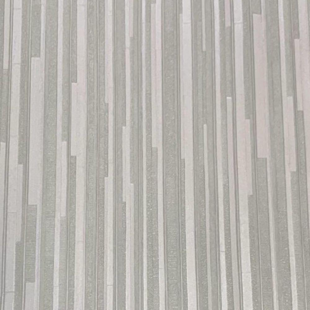 Papel De Parede Santorini Listrado Cinza Sn682303 - 1