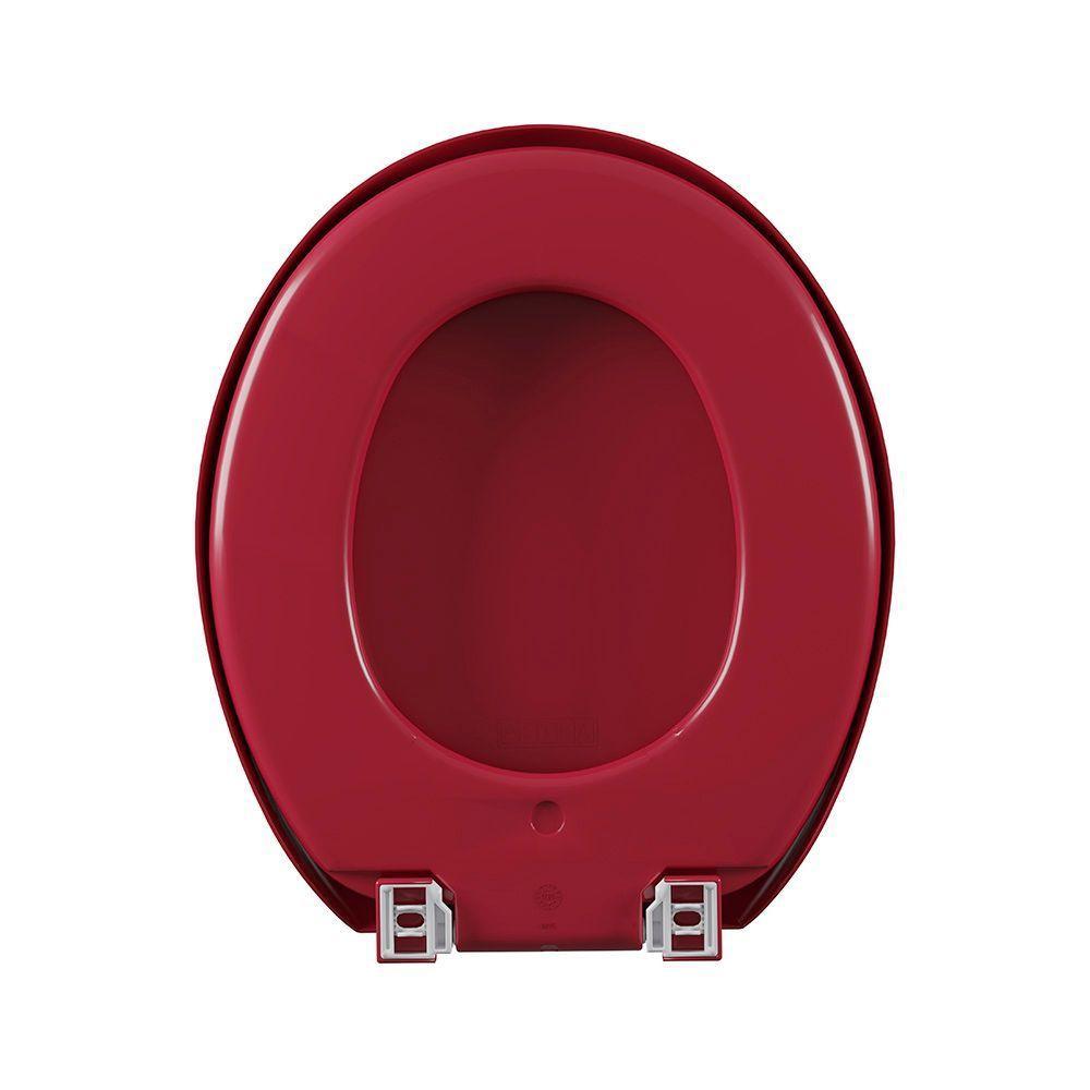 Assento Sanitário Plástico Astra Tpk-as Almofadado Bordô - 5
