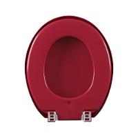 Assento Sanitário Plástico Astra Tpk-as Almofadado Bordô - 5