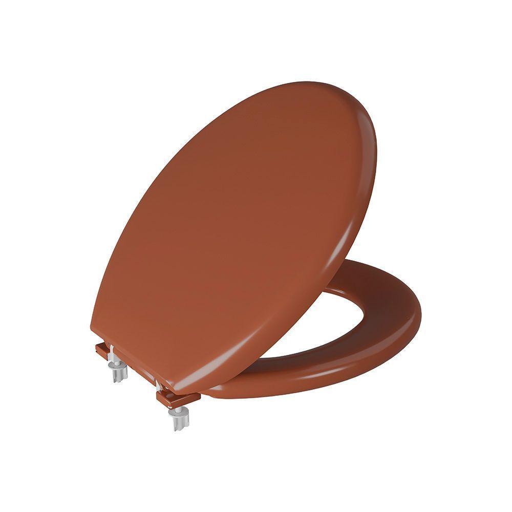 Assento Sanitário Plástico Astra Tpk-as Almofadado Caramelo - 3