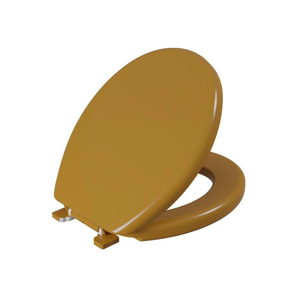 Assento Sanitário Plástico Astra Tar-as Almofadado Reforçado Caramelo - 3