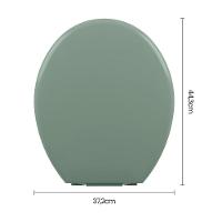 Assento Sanitário Plástico Astra Tpk-as Almofadado Verde - 6