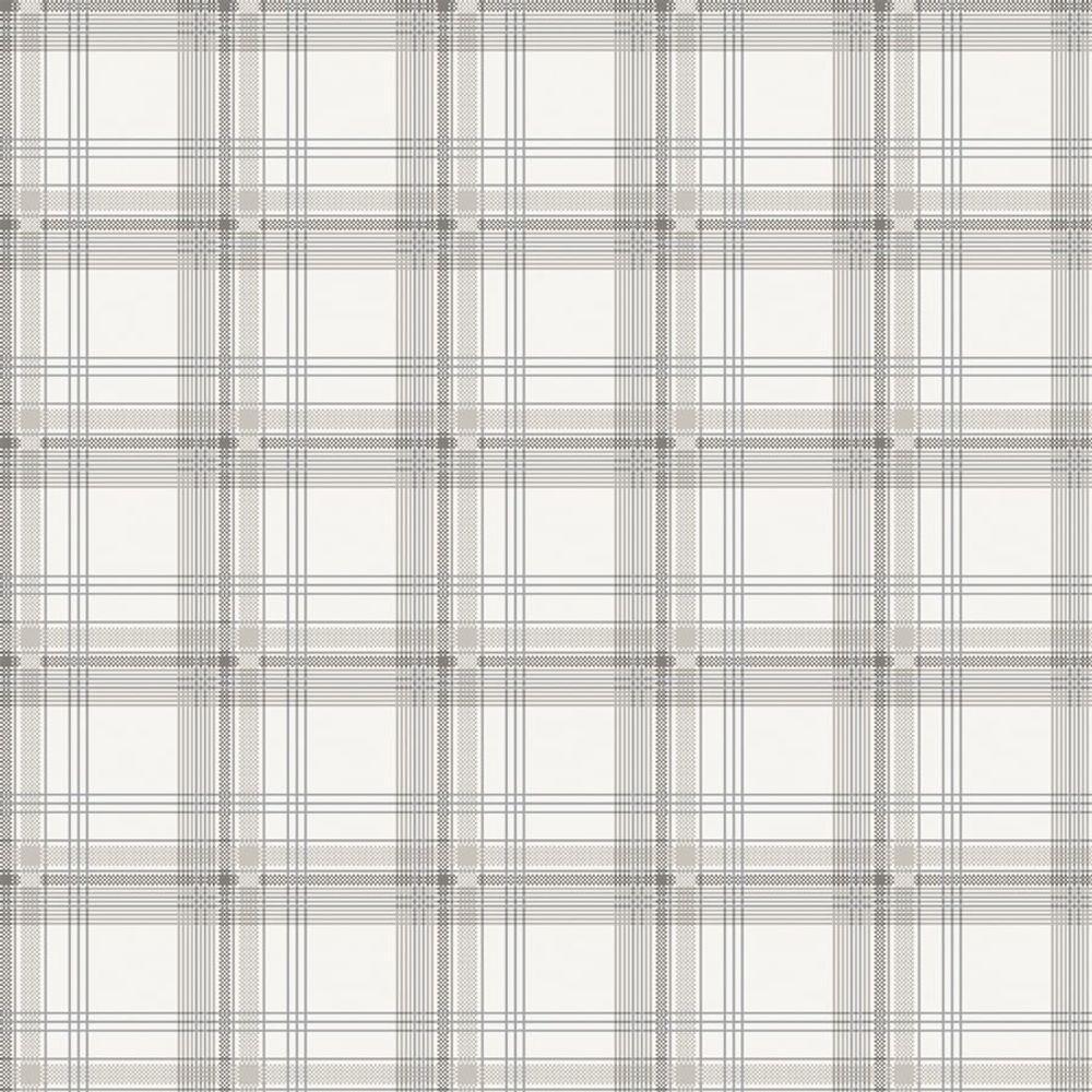 Papel De Parede Line Art Xadrez Pc8v034 - Rolo 10m X 0,53m - 1
