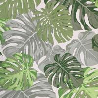 Papel De Parede Santorini Folhagem Verde Sn42 - 2