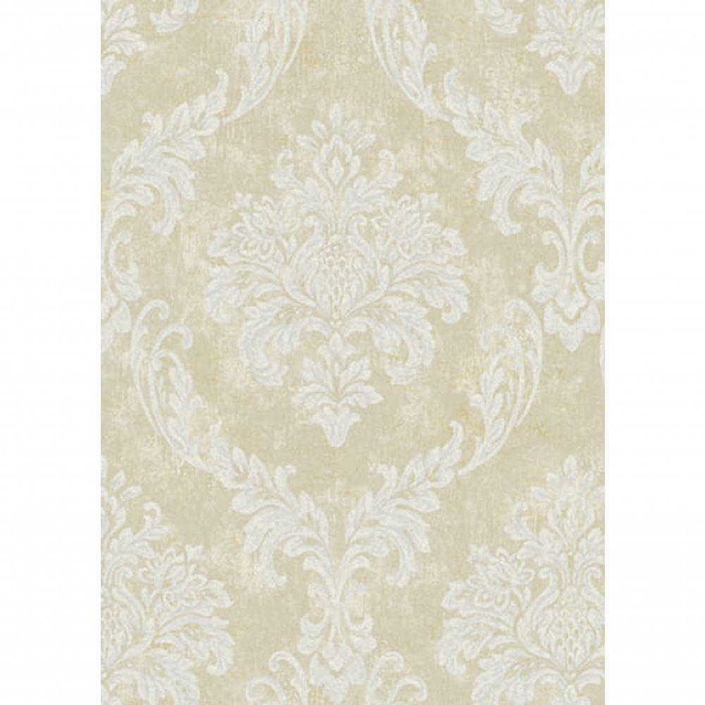 Papel De Parede Flow Damask Cintilante A8011104 Rolo 10m X 0,53m - 1