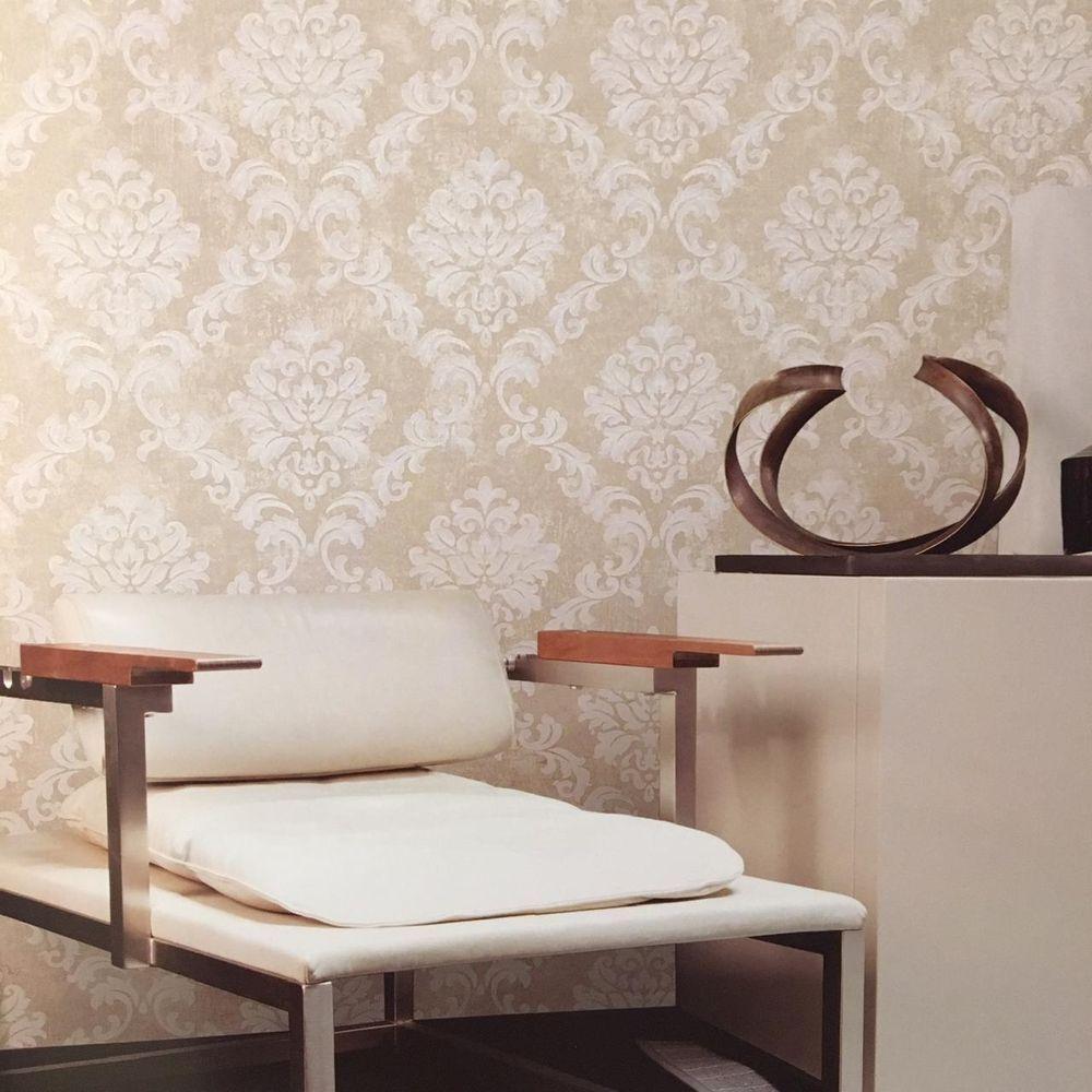 Papel De Parede Flow Damask Efeito Manchado A8020101 Rolo 10m X 0,53m - 2