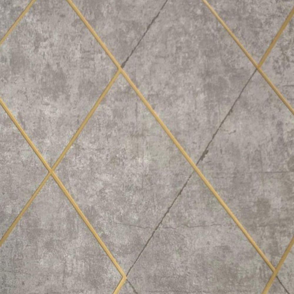 Papel De Parede Santorini Geométrico Cinza Sn134 - 2