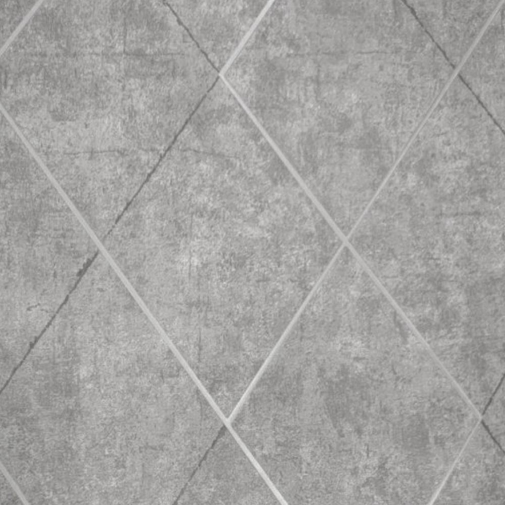 Papel De Parede Santorini Geométrico Cinza Sn133 - 1