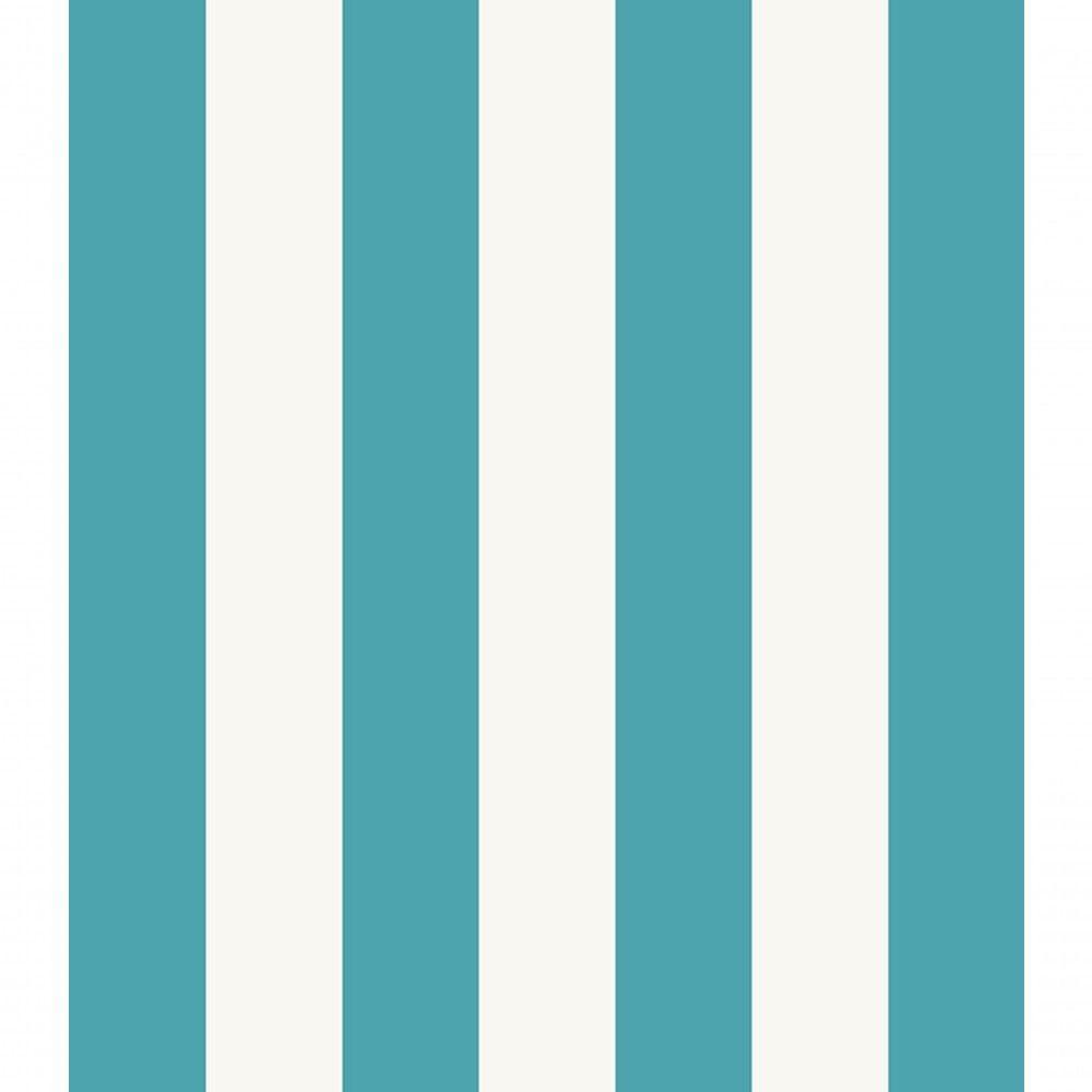 Papel De Parede Line Art Listrado Azul Hk190102 - Rolo 10m X 0,53m - 1