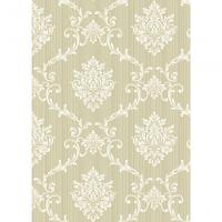 Papel De Parede Flow Damask Fundo Riscado A8011002 Rolo 10m X 0,53m - 1