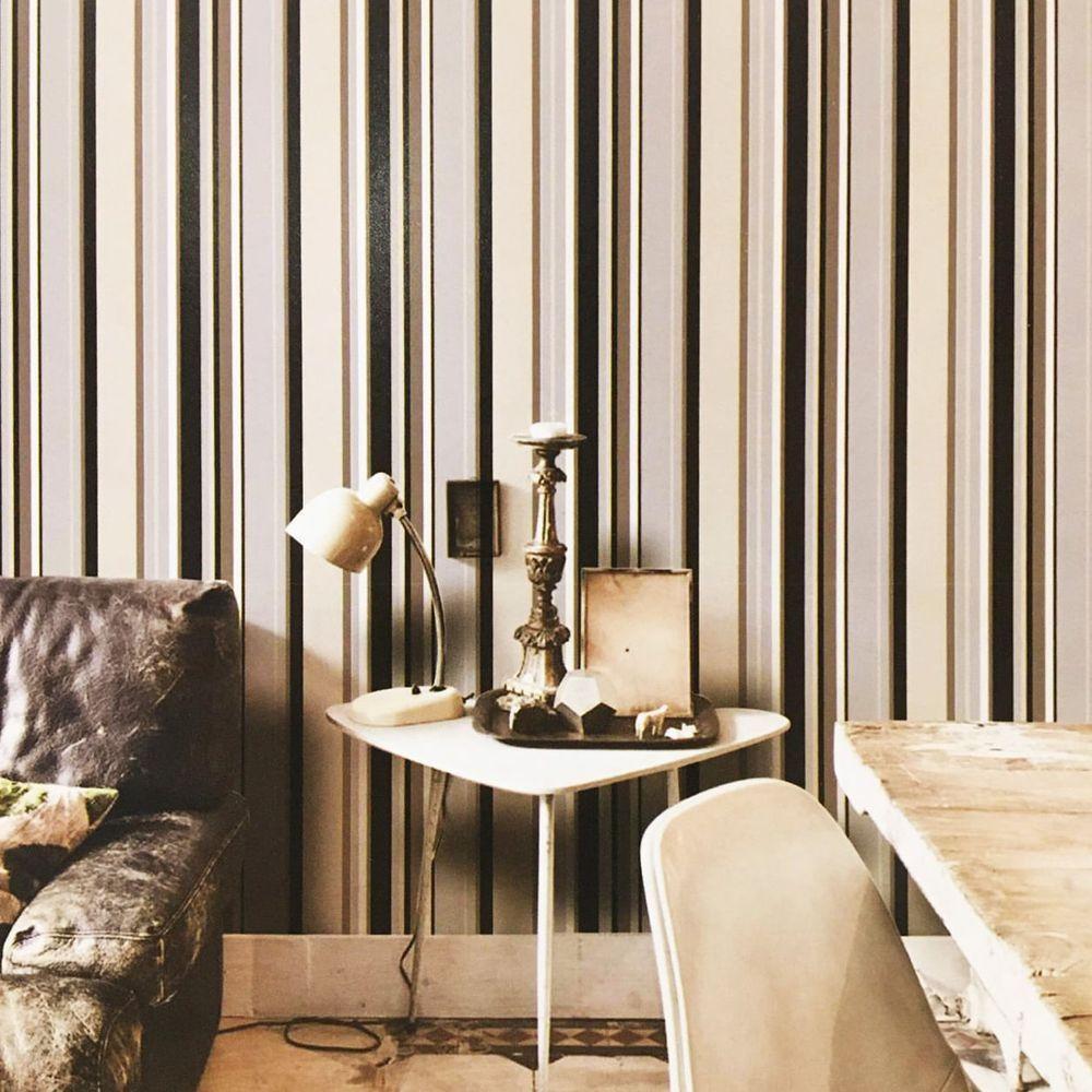 Papel De Parede Line Art Listras Alternadas Cs66040 - Rolo 10m X 0,53m - 2