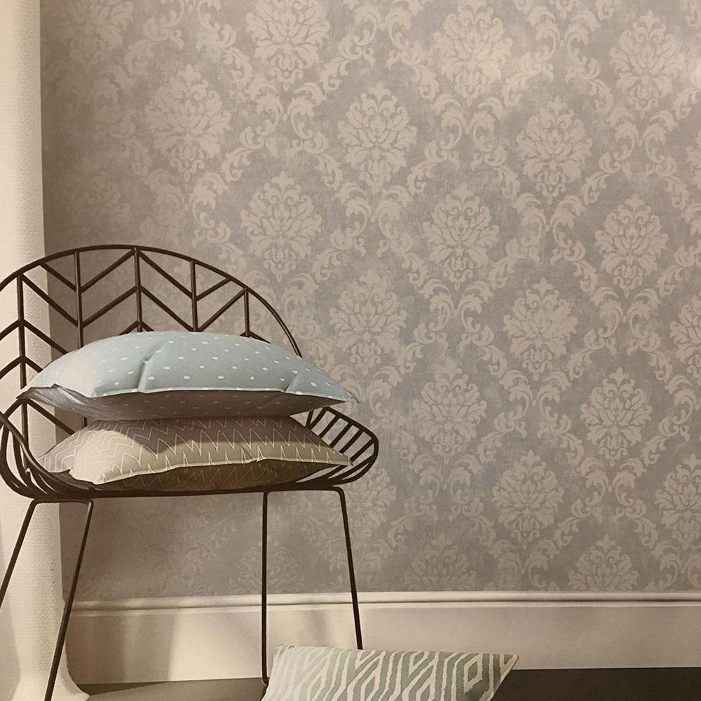 Papel De Parede Flow Damask Efeito Manchado A8020102 Rolo 10m X 0,53m - 2