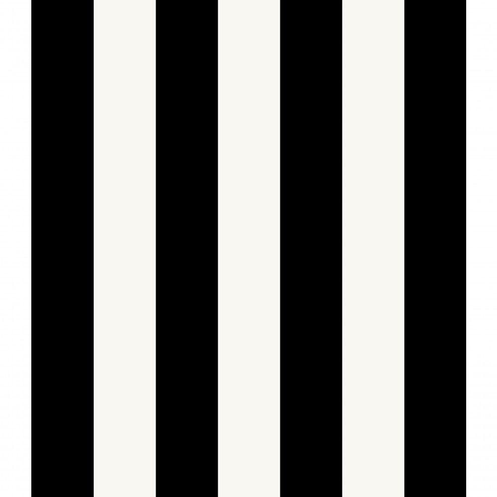 Papel De Parede Line Art Black Stripes Mt779201 - Rolo 10m X 0,53m - 1