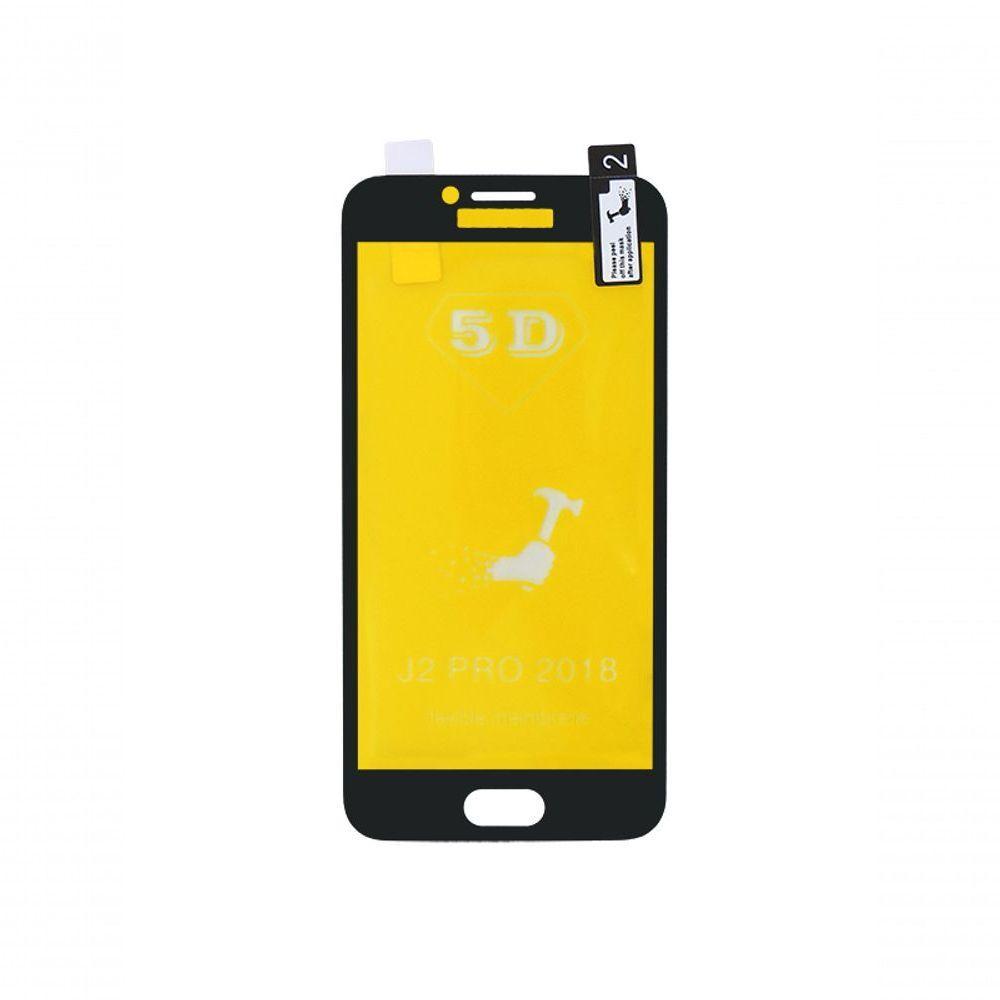 Pelicula De Vidro 3d 4d 5d Para Galaxy J2 Pro J250 - Preta - 3