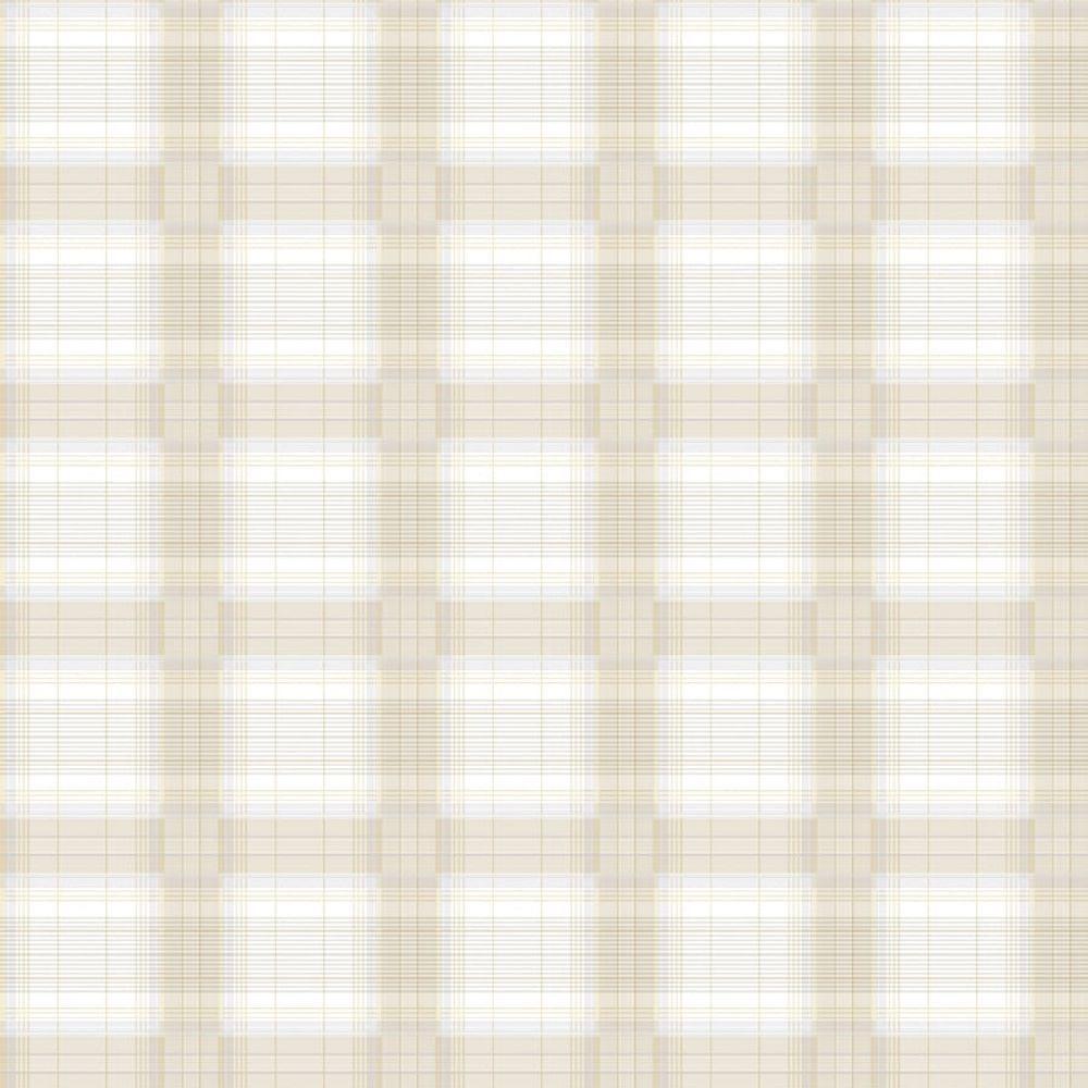 Papel De Parede Line Art Aspecto Têxtil Pc8v044 - Rolo 10m X 0,53m - 1