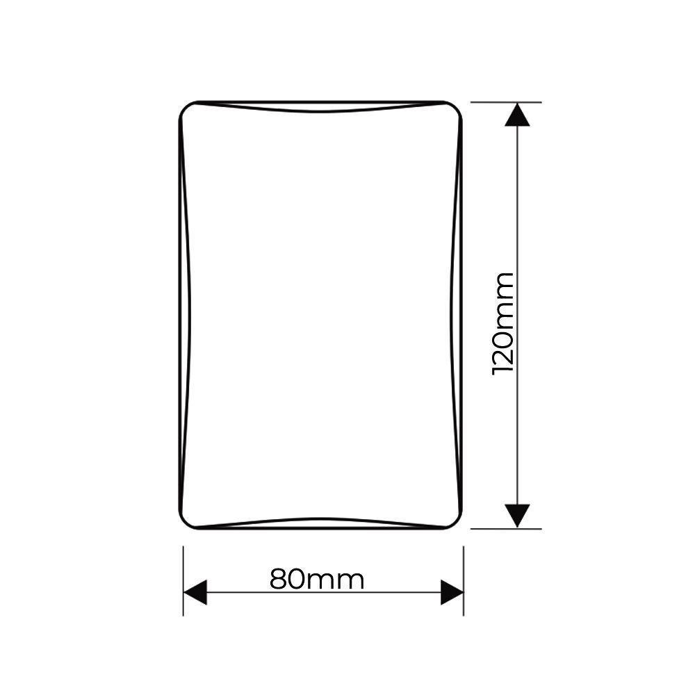 Placa Cega Com Suporte Fame Evidence 4x2 Branco - 2