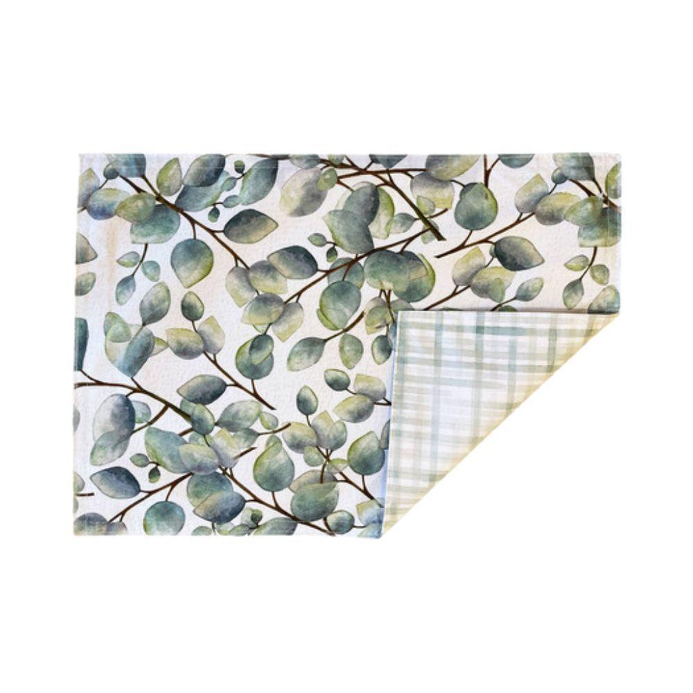 Lugar Americano Retangular Impermeável Acqua 50x35cm Auguri Casa Eucaliptos - 1