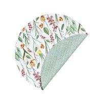 Lugar Americano Redondo Impermeável Acqua 40cm Auguri Casa Flowers - 1