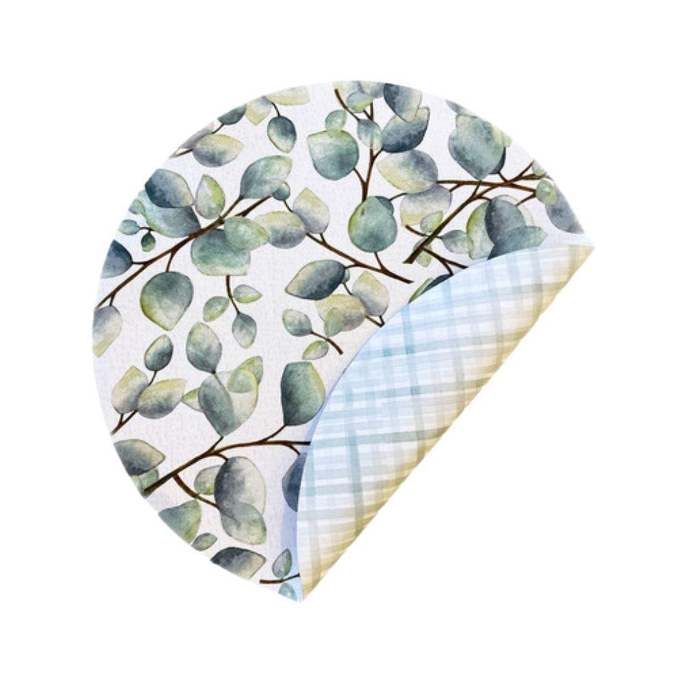 Lugar Americano Redondo Impermeável Acqua 40cm Auguri Casa Eucaliptos - 1