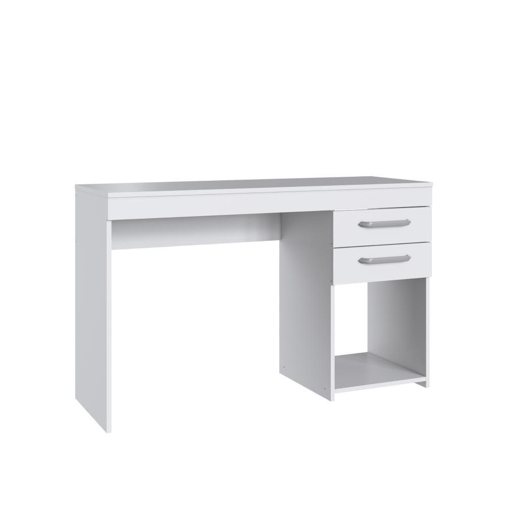 Escrivaninha Com 2 Gavetas Mt102 Decibal Branco - 3