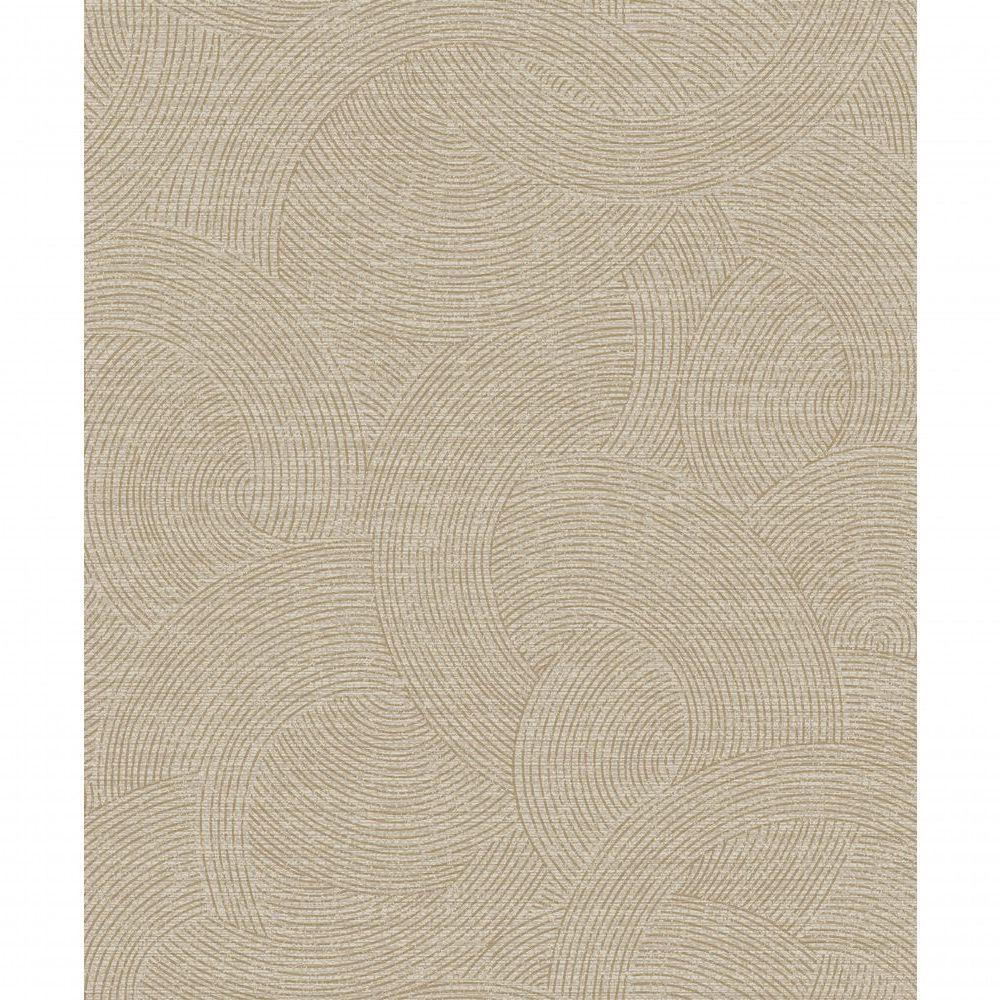 Papel De Parede Belize Geométrico Bege E Dourado Ph3305 - 2