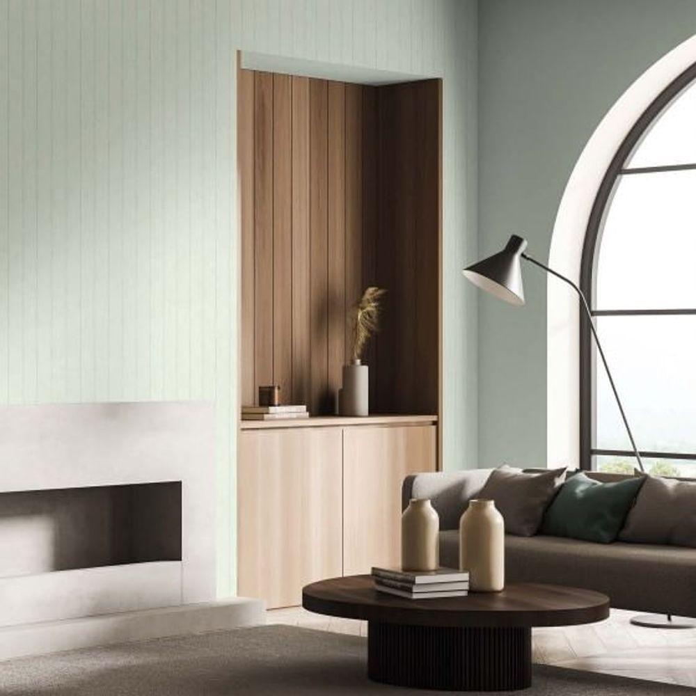 Papel De Parede Sheilas Listrado Verde 34405 - 1