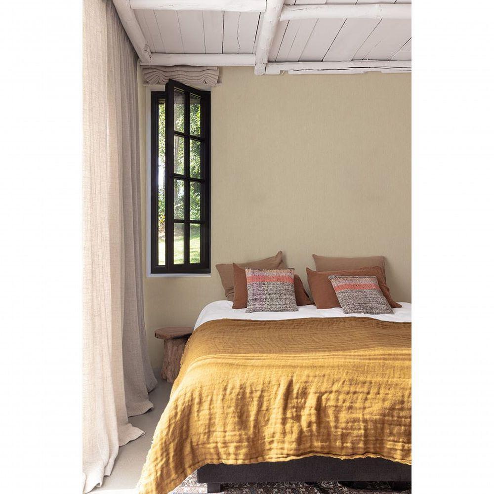 Papel De Parede Belize Aspecto Têxtil Bege Escuro Ph1103 - 1