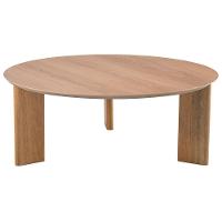 Mesa De Centro Para Sala De Estar Pés Madeira Baixa Bulat A03 Hanover Roble - Lyam Decor - 1