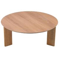 Mesa De Centro Para Sala De Estar Pés Madeira Baixa Bulat A03 Hanover Roble - Lyam Decor - 3