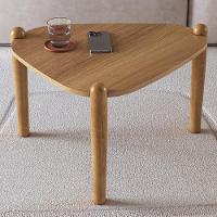 Mesa De Centro Para Sala De Estar Pés Madeira Alta Trium A03 Hanover Roble - Lyam Decor - 2