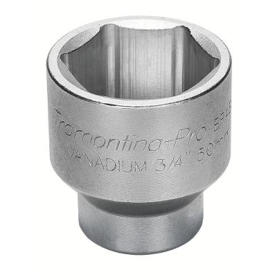 Soquete Sextavado Em Aço Cromo Vanádio 18 Mm - Encaixe 3/4" Tramontina