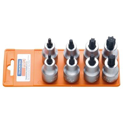 Jogo De Soquetes 1/2" Ponta Trafix - 8 Peças Tramontina