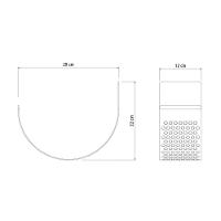 Peneira Com Furos De 10 Mm Tramontina Para Triturador Tre40ma, Tr40 E Tre40 Tramontina - 2